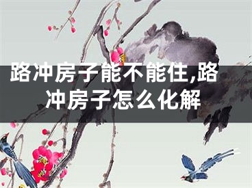 路冲房子能不能住,路冲房子怎么化解
